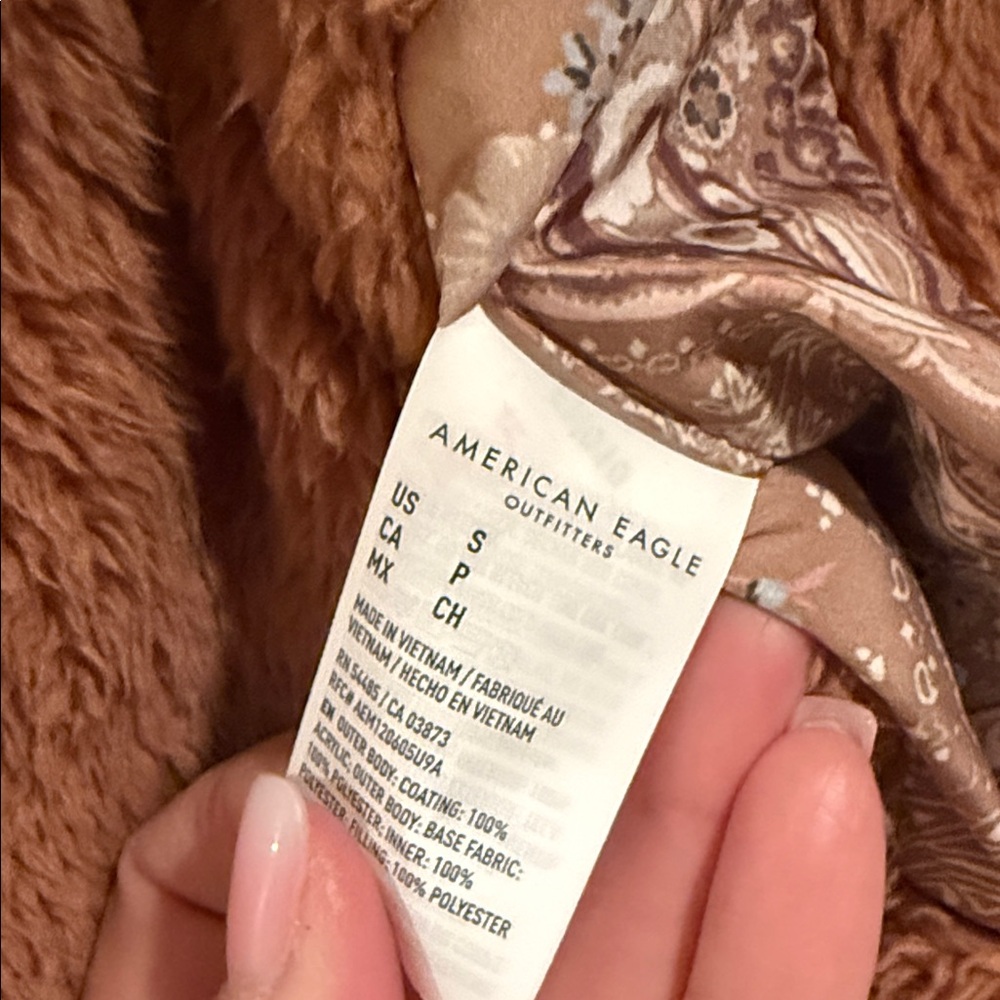 Floral Patchwork reversible, puffer Jacket - Brow… - image 4